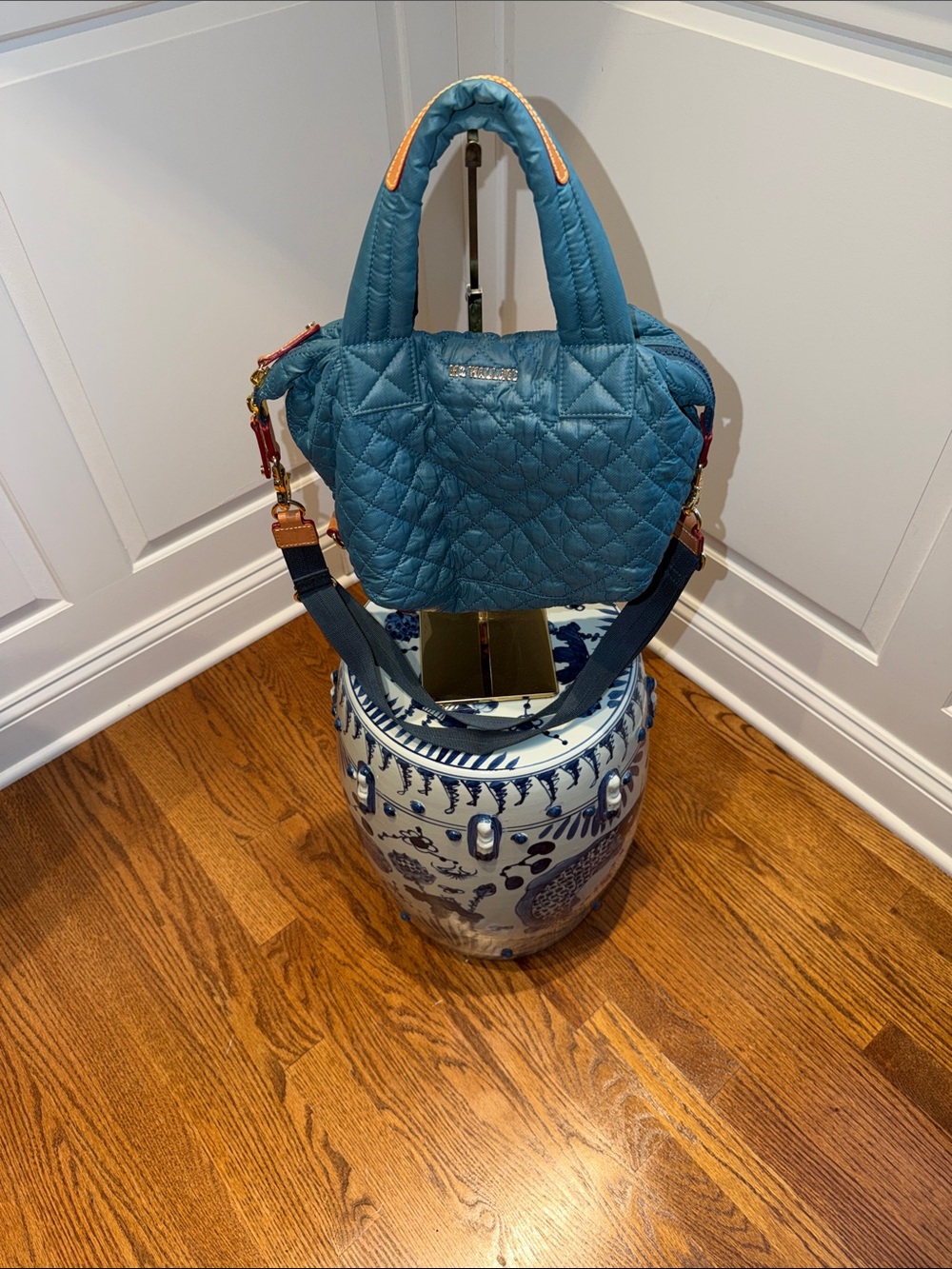 MZ Wallace Pacific Blue Medium Sutton